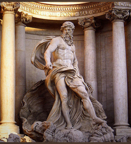 Fontana di Trevi's Neptune, Rome.