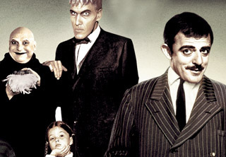  Gomez, Lurch, Uncle Fester, and Wednesday
