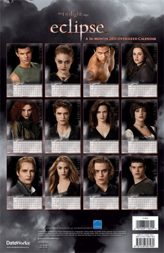 NEW Eclipse Calendar With Eclipse Promo Pictures 