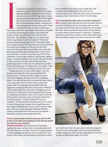  Shailene Woodley- Seventeen Magazine