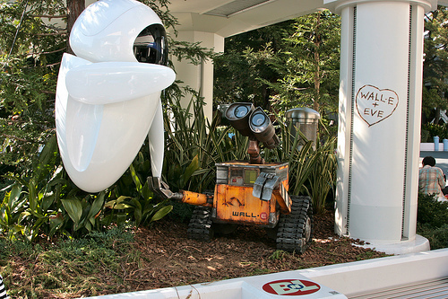  WALL-E and EVE in Disneyland
