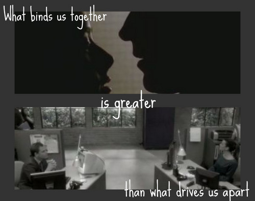  What binds us together is greater than what drives us apart