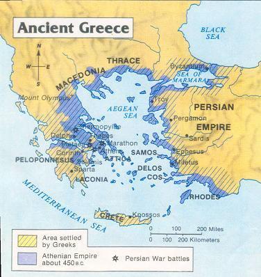  anciant greece map