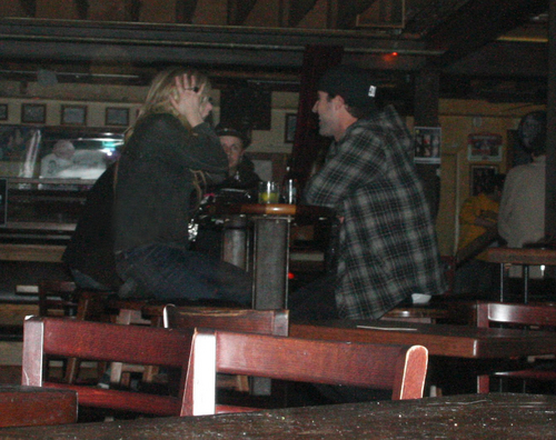  avril lavigne With Brody Jenner at Red Rock Bar in Hollywood, CA (April 4, 2010)