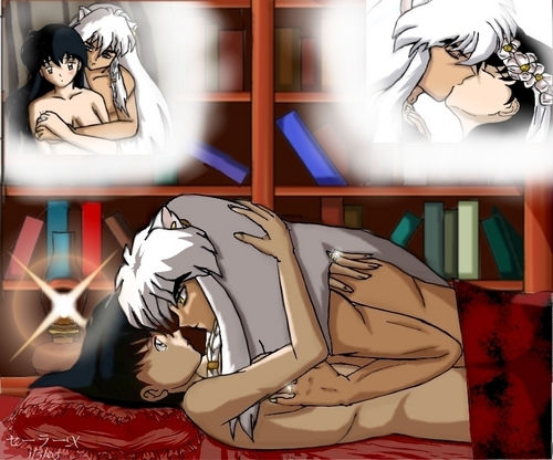  इनुयाशा and kagome very-steamy