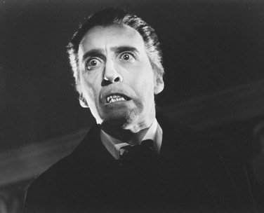  Christopher Lee as Dracula