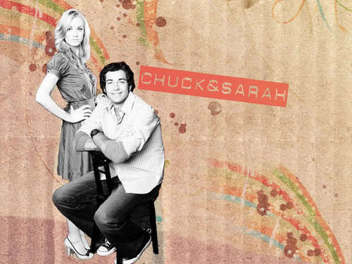  Cool Cuck And Sarah kertas dinding (6 Versions)