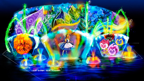  Disney's World of Color Show- Alice in Wonderland Concept Art