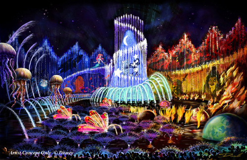 Disney's World of Color Show- Finale Concept Art