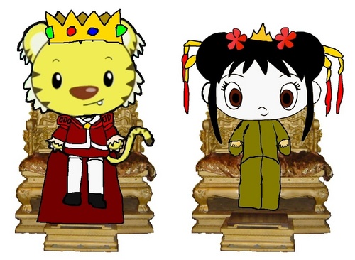  Emperor Rintoo and Empress Kai-Lan - सिंहासन