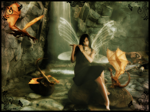  Fairy and dragones