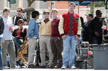  Glee - On Set foto - 12 April