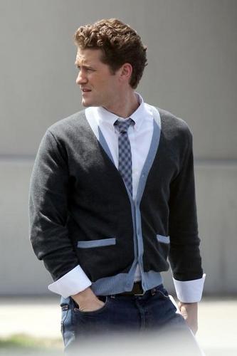  Glee - On Set photos - 12 April