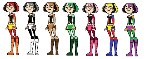  Gwen in Different Color Scales