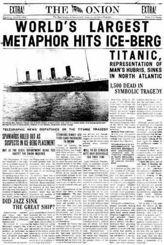  Newspapers about Titanic