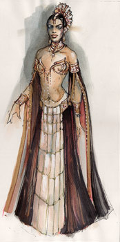 Costume Sketch - Akasha - Queen of the Damned Photo (11427874) - Fanpop