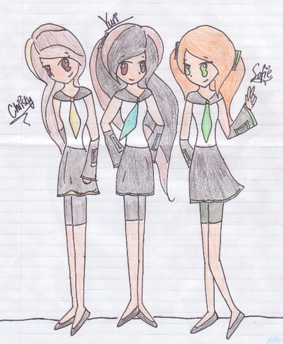  Yuri, Christy, Sofie - vocaloid