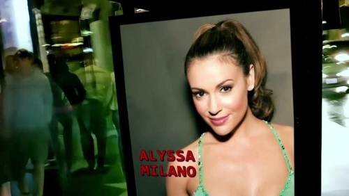 Alyssa Milano _ Jimmy kimmel live