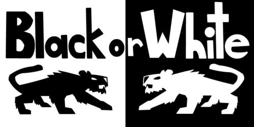  Black or White (logo)