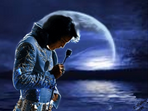  Elvis in Blue Moon