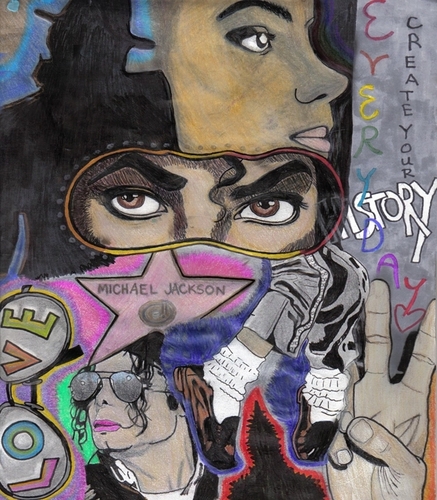  My MJ 粉丝 art