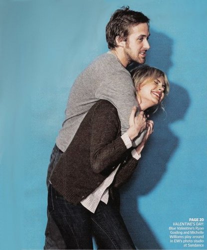  Ryan gänschen, gosling & Michelle Williams Sundance 2010 Photoshoot