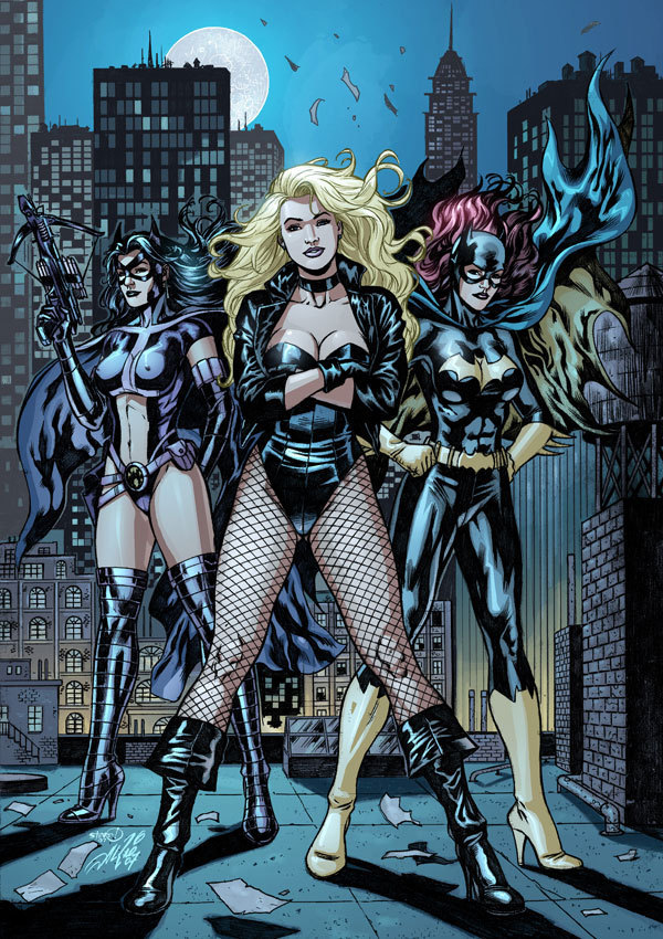 Black Canary, Batgirl, & Huntress