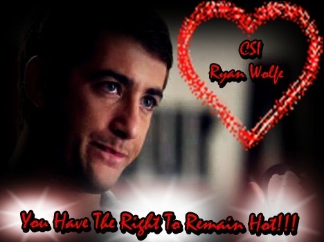  CSI: Ryan Wolfe - "You Have The Right To Remain Hot!!!"