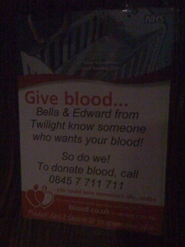  Give Blood...