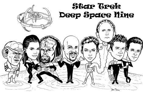  ngôi sao Trek DS9 Crew