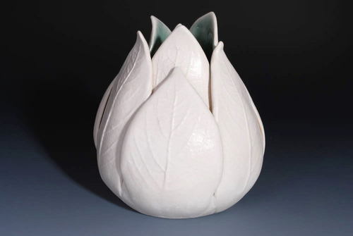 Tulip vase handmade ceramics