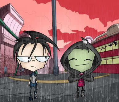  XxDib And Zim In The RainXx <3