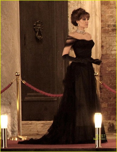  Angelina Jolie: Ball vestido Gorgeous