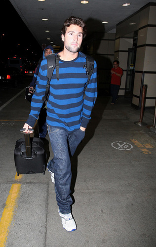  Brody at airport with Frankie