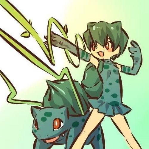  Bulbasaur and trainer