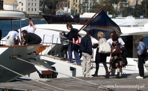  Getting Onto Johnny Depp's bateau