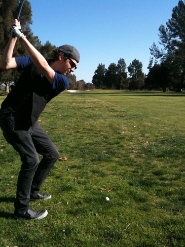  Kendall playing Golf..!!!