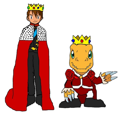  King Tai and King Agumon