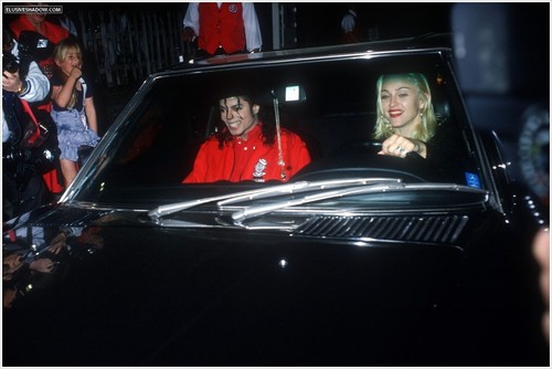  MJ & Мадонна at Ivy restaurant