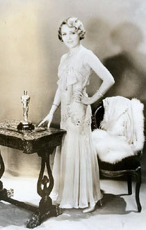  Mary Pickford With Her Oscar