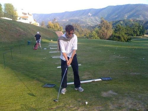  Matthew golfing