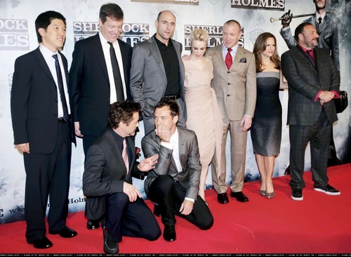 Sherlock Holmes Madrid Photocall and Premiere -13th January