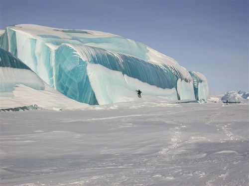  Striped icebergs!