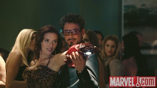  Tony Stark and Black Widow