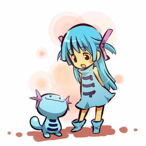  Wooper and trainer