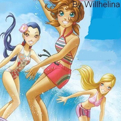  Irma,Cornelia and heu, hay Lin's Tag on the strand