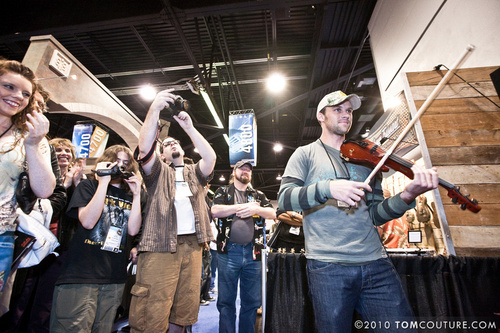  JS - NAMM 2010 - The Mark Wood Booth