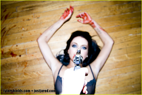  Lindsay Lohan: Blood Soaked & In Lingerie