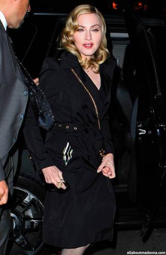  Madonna arrive at the Bent Benefit
