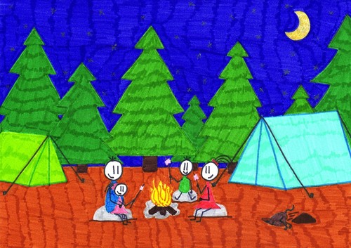  The Hotchner family -- Camping trip